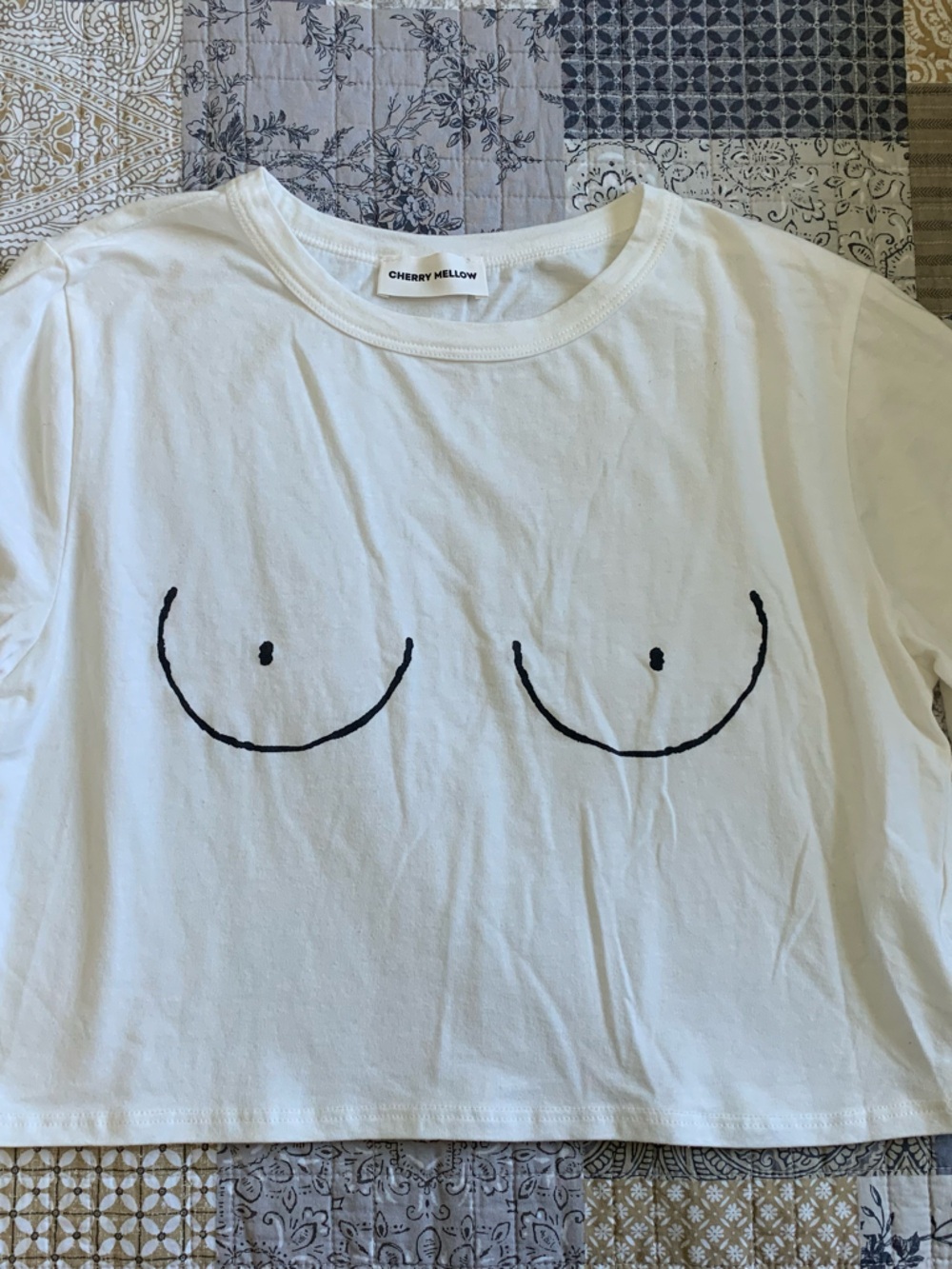 Graphic Tittie Crop Tee - Picture 5 of 7